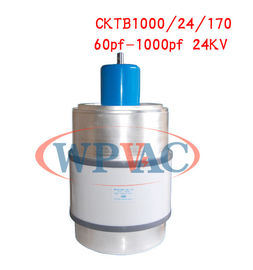 Αγορά κενός μεταβλητός πυκνωτής 60~1000pf 24KV για τον εξοπλισμό επικοινωνίας ραδιοφωνικής μετάδοσης online manufacture